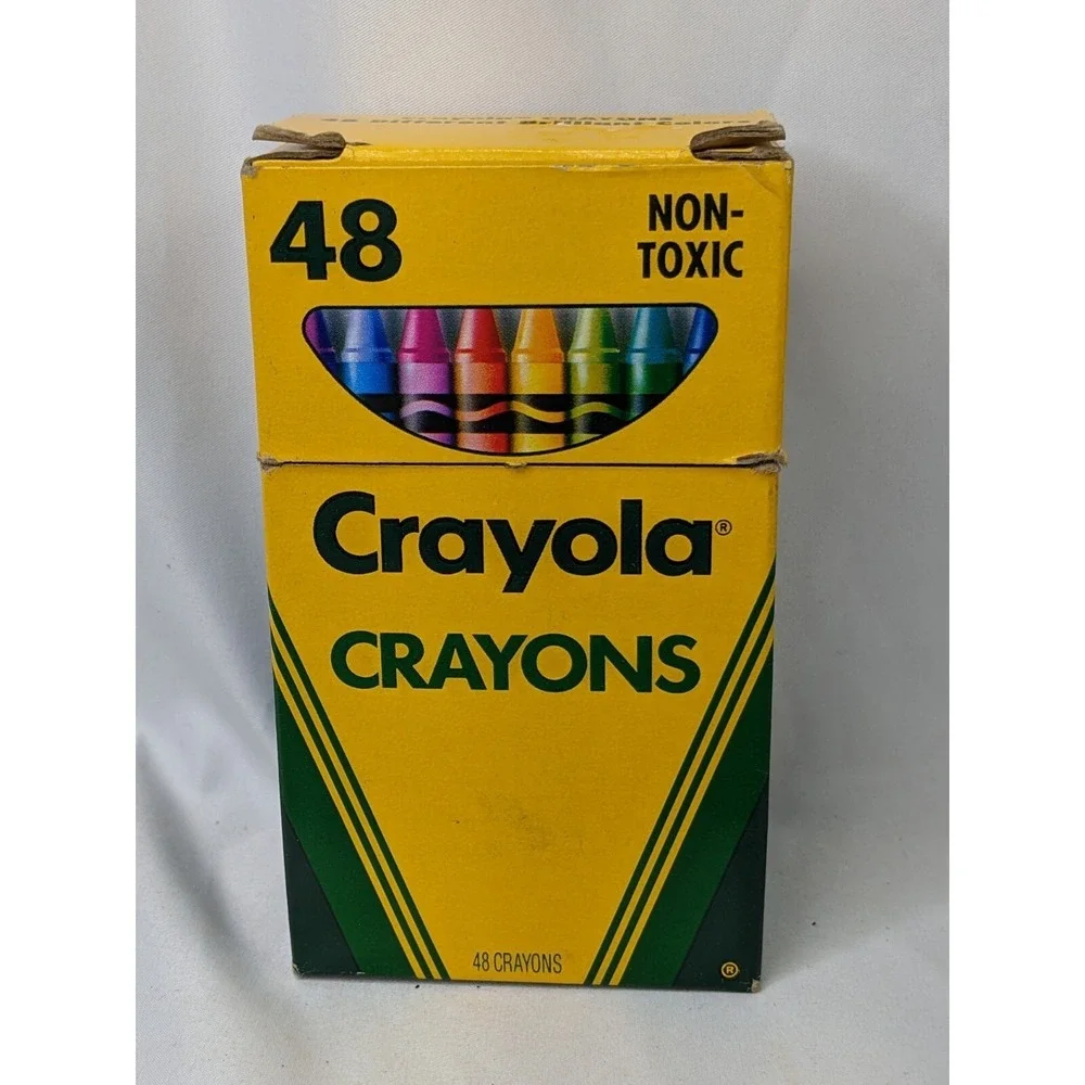 Crayola Crayon Lot Vintage 48 64‎ Set 1988 1994